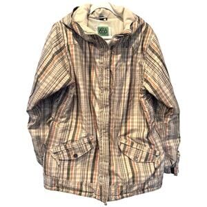 686 Womens Faithful Snowboard Jacket XL Plaid Thermal Waterproof Breathable